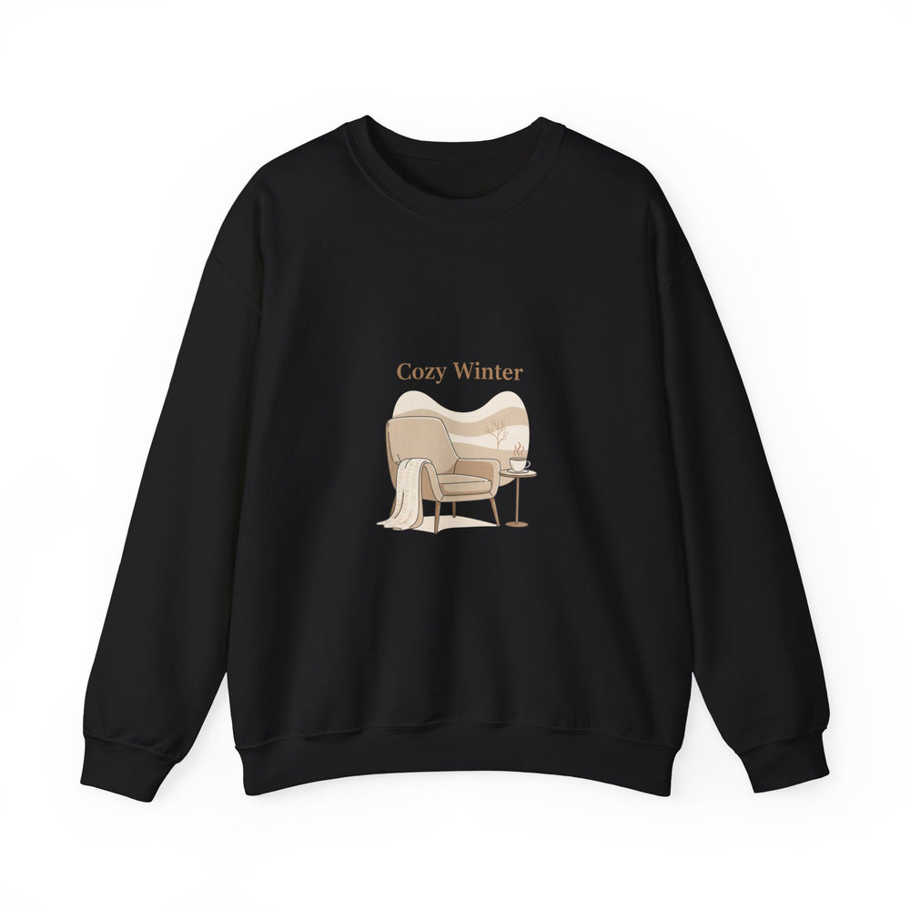 Cozy Winter micro-print sweatshirt | slow life minimalist, soft life