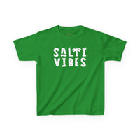 Gildan 5000B | Kids’ "Salty Vibes" Premium Cotton T-Shirt – Tropical Beach & Summer Vacation Tee