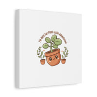 Plant-astic Pun Canvas | Stretched Matte Botanical Wall Art