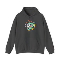 Gildan 18500 | Joyful Blob Cartoon Hoodie | Joyful Blob Kawaii Unisex Hoodie | Minimalist Retro Cartoon Streetwear