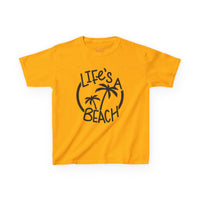 Gildan 5000B | Youth Paradise Beach T-Shirt – Comfortable Cotton Graphic Tee for Boys & Girls