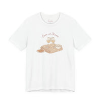 Bella+Canvas3001 | Love at Home Tee | date night at home, cozy couple, candlelit snuggle