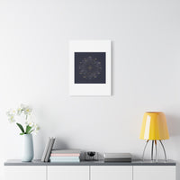 Gold Zodiac Wheel Canvas | Astrology Constellation Art, Cosmic Wall Print
