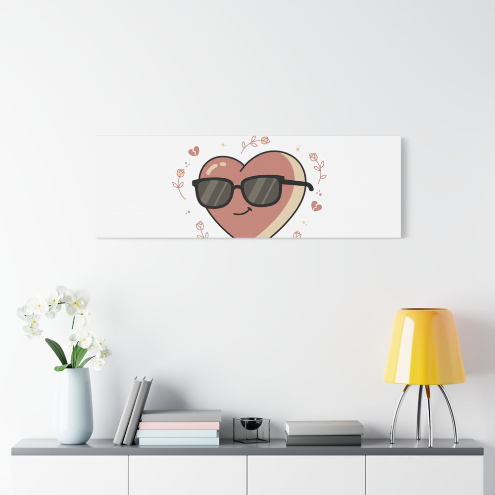 Single and Sassy Canvas | Anti Valentine Wall Art, Funny Valentine Poster
