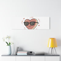 Single and Sassy Canvas | Anti Valentine Wall Art, Funny Valentine Poster