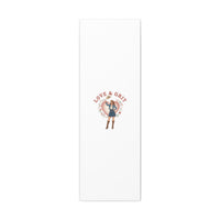 Love & Grit Canvas, Western Valentine Cowgirl Heart Poster | Cowboy Valentine