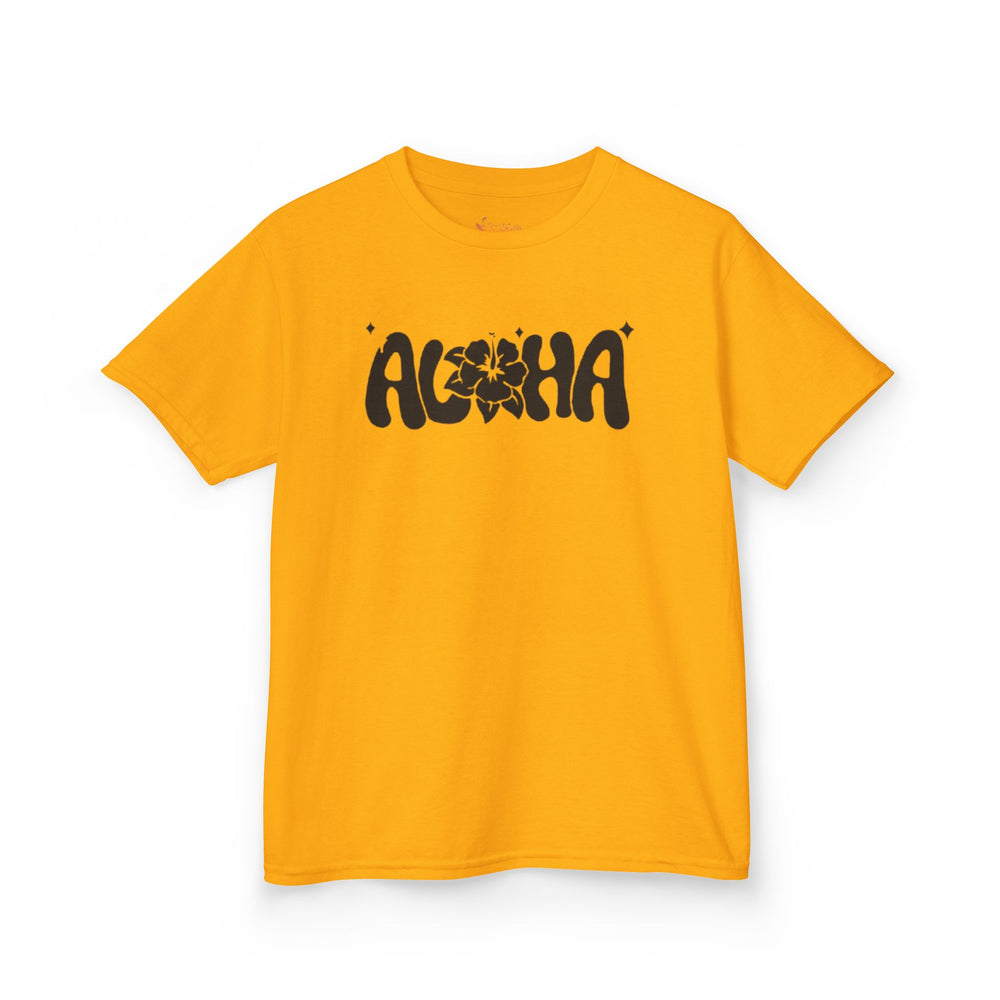 Gildan 5000B | Kids' Retro Aloha Spirit Cotton T-Shirt – Soft & Tropical Summer Tee