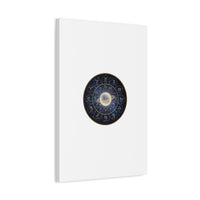 Zodiac Constellation Wheel Canvas, Astrology Art Print | Gold Foil Galaxy