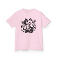 Gildan 5000B | Kids’ Aloha Tropical Vibes Graphic Tee – Fun Summer Style