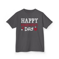 Kids Happy Valentine Day T-Shirt – Youth Valentine’s Day Graphic Tee – Soft Cotton Holiday Shirt for Boys & Girls