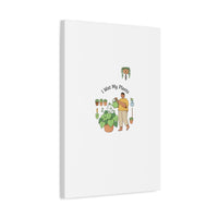 I Wet My Plants Canvas | Plant Parent Humor, Botanical Pun Wall Art