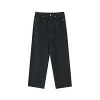 Men Heavyweight Cotton Straight-Leg Pants
