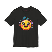 Bella+Canvas 3001 | Radiant Joy Emoji T-Shirt | Kawaii Aesthetic Smiley Graphic Tee | Unisex Jersey Short Sleeve Tee