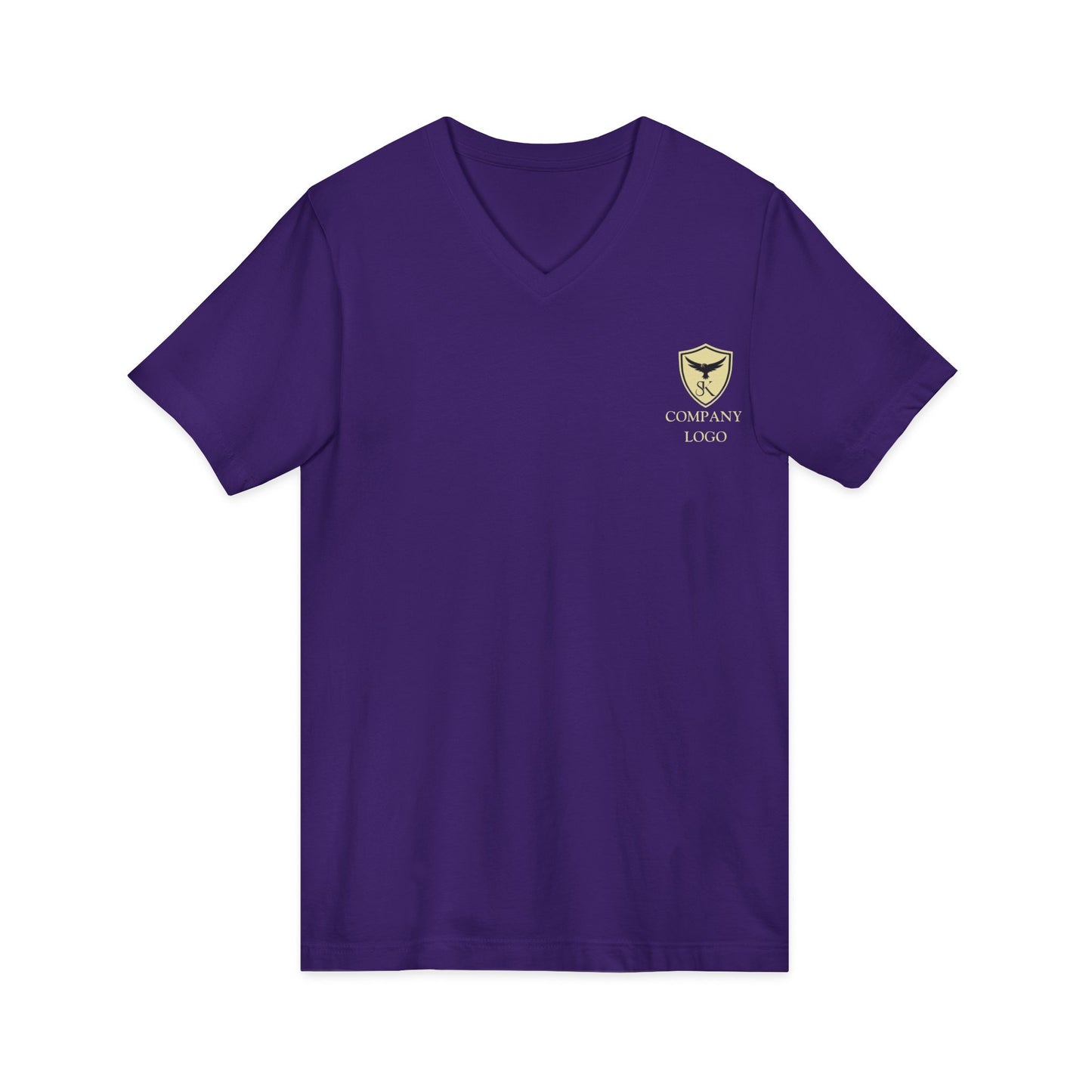 Unisex Jersey Short Sleeve V-Neck Tee