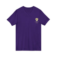 Unisex Jersey Short Sleeve V-Neck Tee