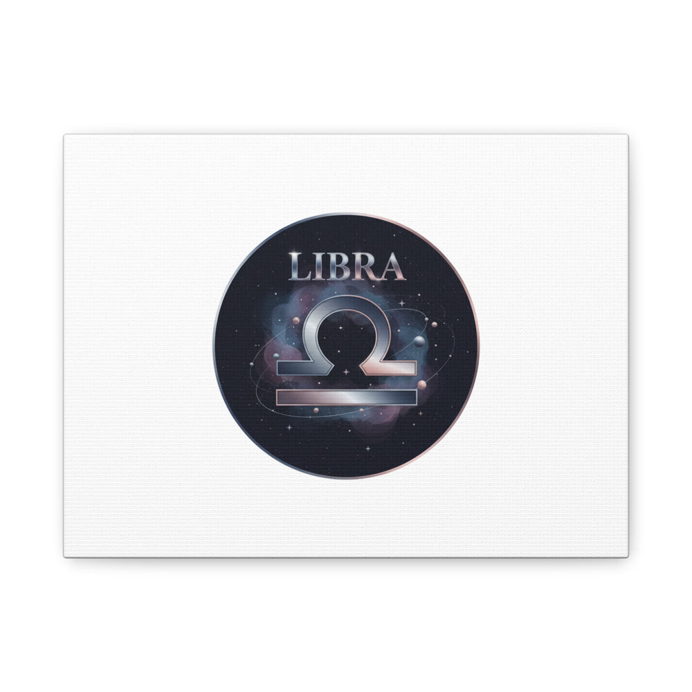 Libra Zodiac Canvas, Astrology Wall Art | Constellation Galaxy Print