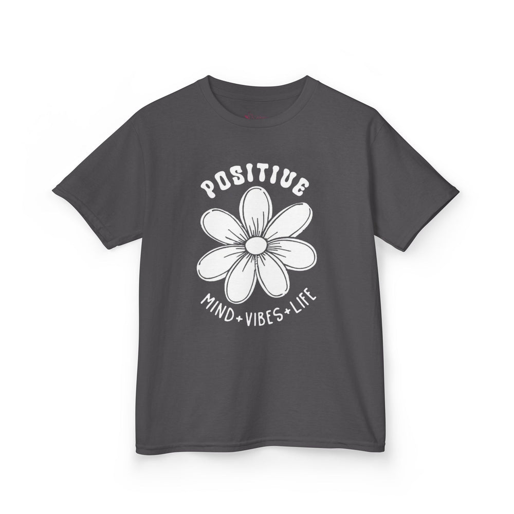 Gildan 5000B | Kids' Positive Vibes Daisy Tee – Mind, Vibes & Life Graphic T-Shirt