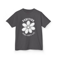 Gildan 5000B | Kids' Positive Vibes Daisy Tee – Mind, Vibes & Life Graphic T-Shirt
