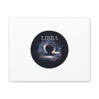 Libra Zodiac Canvas, Astrology Wall Art | Constellation Galaxy Print