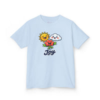 Gildan 5000B | Kids' "Joy" Sunny Day Graphic Tee – Soft Cotton Summer T-Shirt | Little Sunshine "Joy" Unisex Kids' Tee
