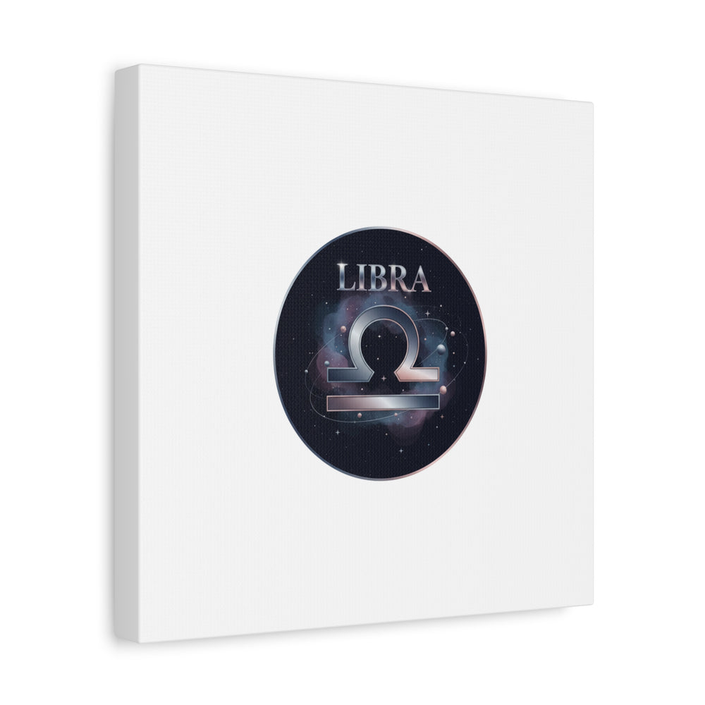 Libra Zodiac Canvas, Astrology Wall Art | Constellation Galaxy Print