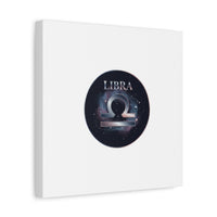 Libra Zodiac Canvas, Astrology Wall Art | Constellation Galaxy Print