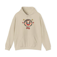 Gildan 18500 | Joy Blob Face Hoodie | Kawaii Minimalist Unisex Streetwear | Happy Star-Face Hoodie | Cute Thick Outline Emoji Sweatshirt |Joy Blob Face Hoodie | kawaii minimal, thick outline emoji...