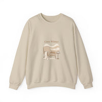 Cozy Winter micro-print sweatshirt | slow life minimalist, soft life
