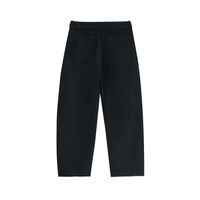 Women Belted Barrel-leg Chino Pants
