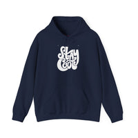 Gildan 18500 | Unisex "Stay Cool" Retro Graphic Hoodie – Bold Puff Lettering Pullover – Premium Soft Fleece Streetwear