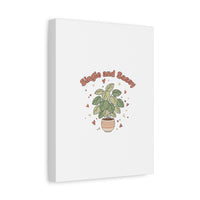 Single and Sassy Canvas, Matte Stretched | Anti‑Valentine, Funny Valentines Poster