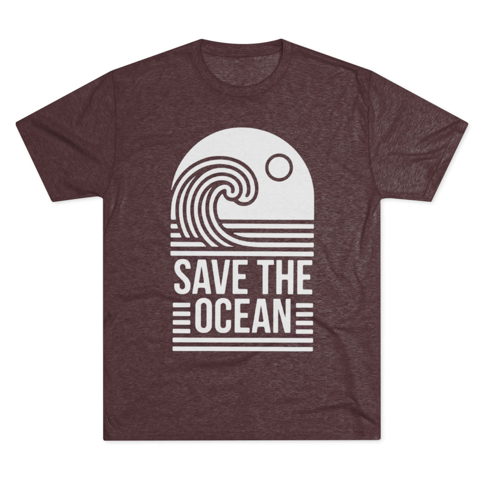 Next Level 6010 | Unisex Save The Ocean Tee — Retro Wave Environmental Awareness T-Shirt