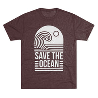 Next Level 6010 | Unisex Save The Ocean Tee — Retro Wave Environmental Awareness T-Shirt