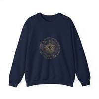 Zodiac Constellation Crest Sweatshirt | Astrological, Metallic Foil