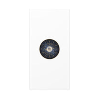 Zodiac Constellation Wheel Canvas, Astrology Art Print | Gold Foil Galaxy