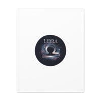 Libra Zodiac Canvas, Astrology Wall Art | Constellation Galaxy Print