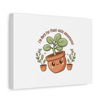 Plant-astic Pun Canvas | Stretched Matte Botanical Wall Art