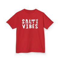Gildan 5000B | Kids’ "Salty Vibes" Premium Cotton T-Shirt – Tropical Beach & Summer Vacation Tee
