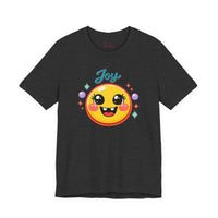 Bella+Canvas 3001 | Radiant Joy Emoji T-Shirt | Kawaii Aesthetic Smiley Graphic Tee | Unisex Jersey Short Sleeve Tee