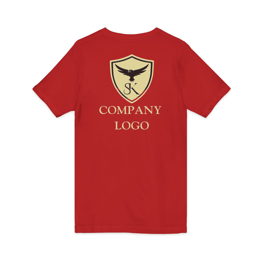 Unisex Jersey Short Sleeve V-Neck Tee