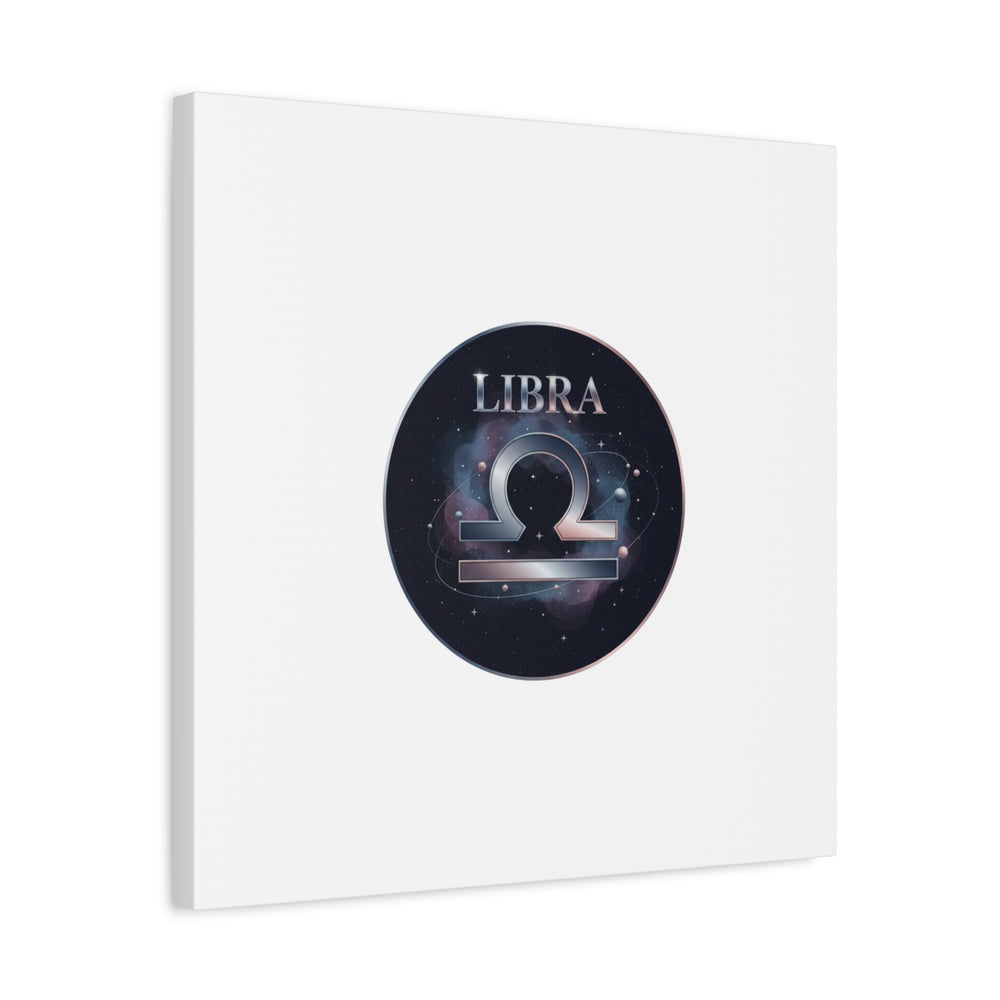 Libra Zodiac Canvas, Astrology Wall Art | Constellation Galaxy Print