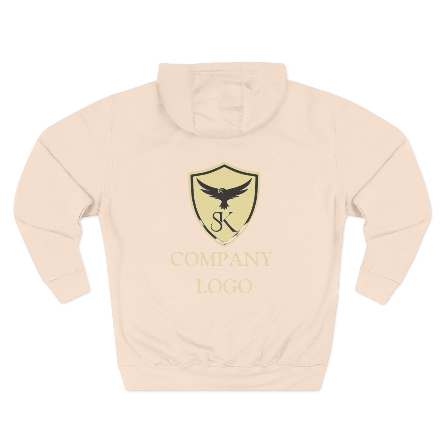 Three-Panel Fleece Hoodie