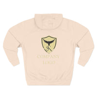 Three-Panel Fleece Hoodie