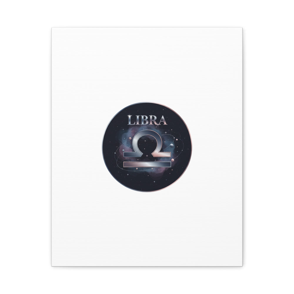 Libra Zodiac Canvas, Astrology Wall Art | Constellation Galaxy Print