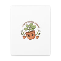 Plant-astic Pun Canvas | Stretched Matte Botanical Wall Art