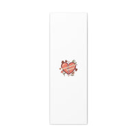 Independently Unloved Heart Print Canvas | Anti Valentine, Single Humor