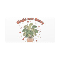 Single and Sassy Canvas, Matte Stretched | Anti‑Valentine, Funny Valentines Poster