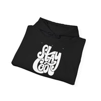Gildan 18500 | Unisex "Stay Cool" Retro Graphic Hoodie – Bold Puff Lettering Pullover – Premium Soft Fleece Streetwear