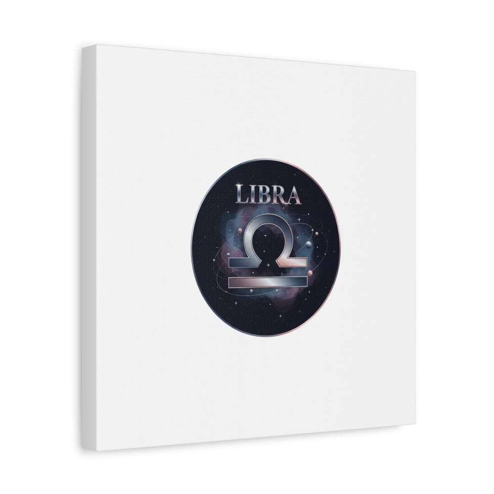 Libra Zodiac Canvas, Astrology Wall Art | Constellation Galaxy Print