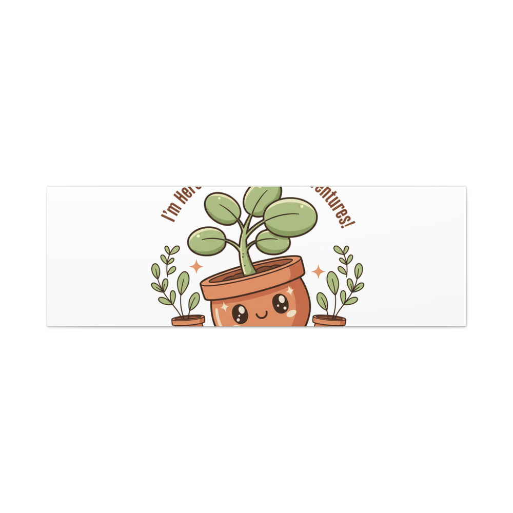Plant-astic Pun Canvas | Stretched Matte Botanical Wall Art